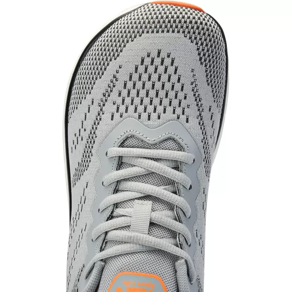 imageSDolphin Mens Running Shoes Mesh Knit Upper LaceUp Closure Lightweight MidsoleGrey