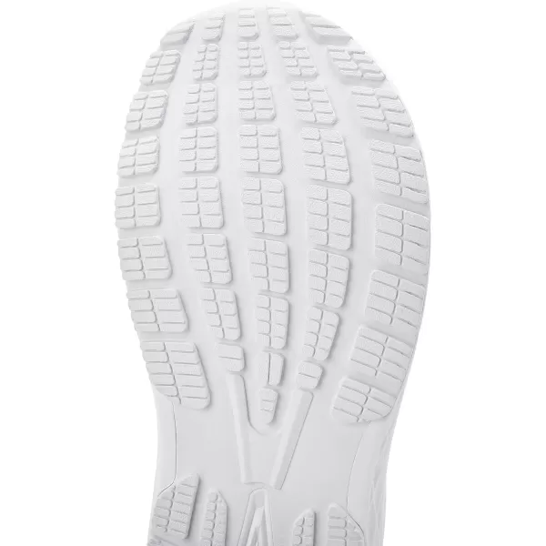 imageSDolphin Mens Running Shoes Mesh Knit Upper LaceUp Closure Lightweight MidsoleWhite