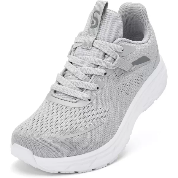 imageSDolphin Mens Athletic Sneakers Black Lightweight Breathable MeshGrey