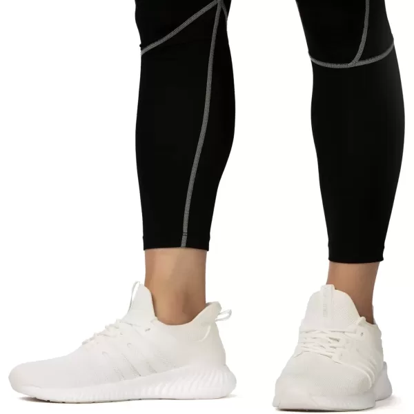 imageSDolphin Mens Mesh Athletic Sneakers Laceup BreathableWhite