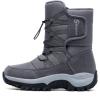 imageMens Waterproof Winter Snow Boots Lightweight Warm Faux Fur LinedGrey