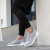 imageSDolphin Walking Shoes for Mens Sneakers  Slip on Athletic Running Tennis Shoes Comfortable Memory Foam Workout Gym Jogging Indoor Outdoor Lightweight Breathable Casual SneakersLight Grey