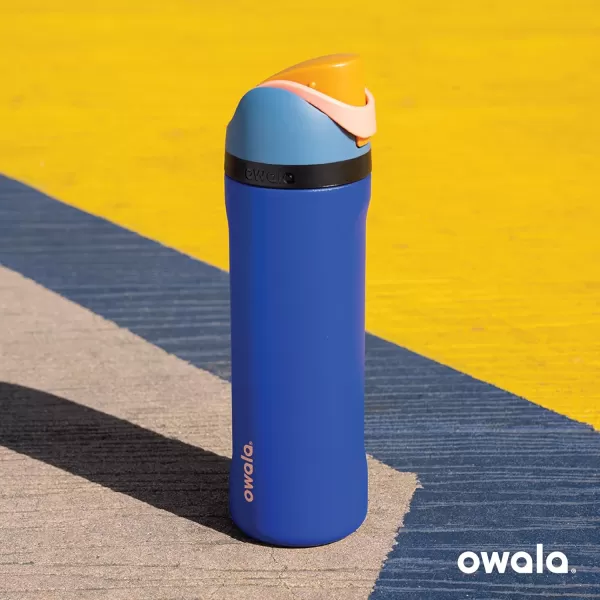 Owala FreeSip Insulated Stainless Steel Water Bottle with Straw BPAFree Sports Water Bottle Great for Travel 32 Oz Poolside PunchWater Bottle