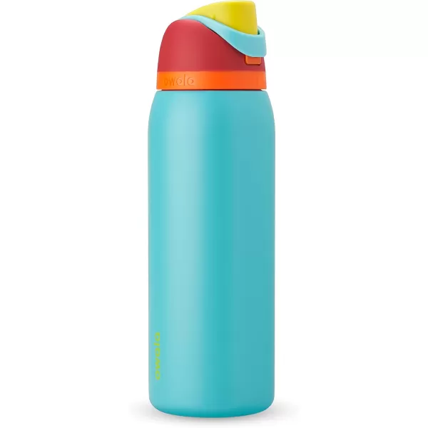 Owala Kids FreeSip Insulated Stainless Steel Water Bottle with Straw BPAFree Sports Water Bottle Great for Travel 16 oz Mint ChocolateSummer Sweetness