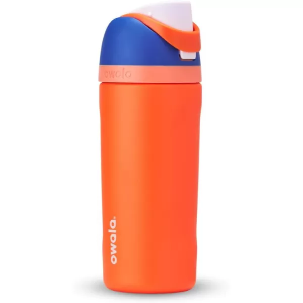 Owala Kids FreeSip Insulated Stainless Steel Water Bottle with Straw BPAFree Sports Water Bottle Great for Travel 16 oz Mint ChocolateBlue Citrus