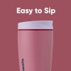 imageOwala SmoothSip Slider Insulated Stainless Steel Coffee Tumbler Reusable Iced Coffee Cup Hot Coffee Travel Mug BPA Free 20 oz Pink Pucker UpCrochet Queen