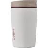 imageOwala SmoothSip Slider Insulated Stainless Steel Coffee Tumbler Reusable Iced Coffee Cup Hot Coffee Travel Mug BPA Free 12 oz GreyBlue High DiveVanilla Bean