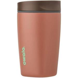 imageOwala SmoothSip Slider Insulated Stainless Steel Coffee Tumbler Reusable Iced Coffee Cup Hot Coffee Travel Mug BPA Free 20 oz Pink Pucker UpCozy Cocoa