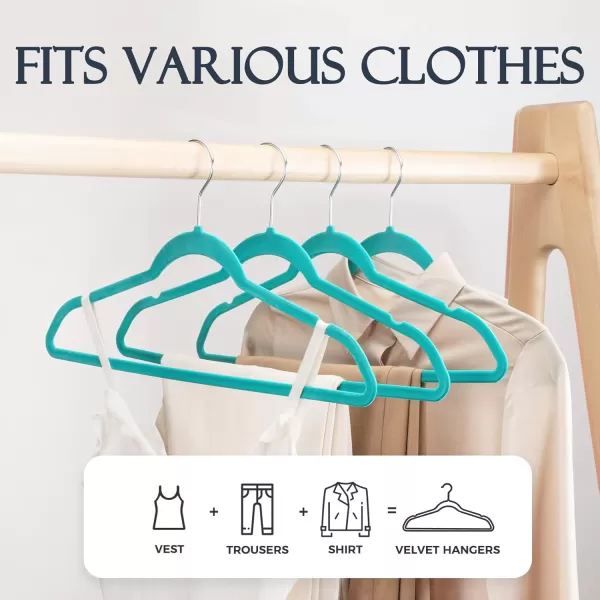 HOUSE DAY Premium Velvet Hangers NonSlip Thin Flocked Felt Hangers Sturdy Clothes Hangers Heavy Duty Coat Hangers ampamp Suit Hangers Durable Suit Hangers for Closet Space Saving 20 Pack Lt PinkMint Green