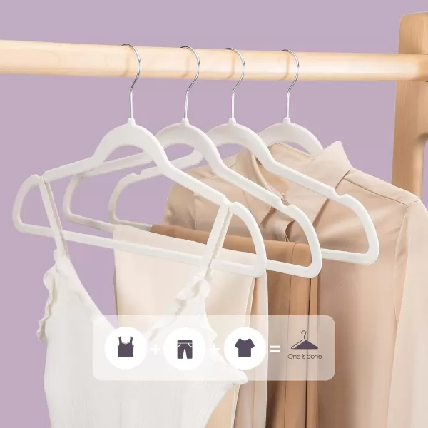 HOUSE DAY Premium Velvet Hangers NonSlip Thin Flocked Felt Hangers Sturdy Clothes Hangers Heavy Duty Coat Hangers ampamp Suit Hangers Durable Suit Hangers for Closet Space Saving 20 Pack Lt PinkWhite