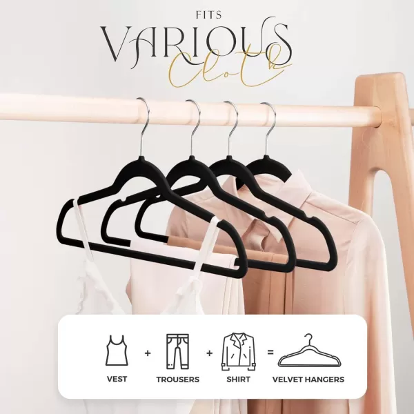 HOUSE DAY Premium Velvet Hangers NonSlip Thin Flocked Felt Hangers Sturdy Clothes Hangers Heavy Duty Coat Hangers ampamp Suit Hangers Durable Suit Hangers for Closet Space Saving 20 Pack Lt PinkBlack