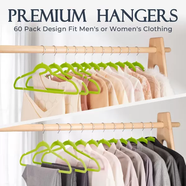 HOUSE DAY Premium Velvet Hangers NonSlip Thin Flocked Felt Hangers Sturdy Clothes Hangers Heavy Duty Coat Hangers ampamp Suit Hangers Durable Suit Hangers for Closet Space Saving 20 Pack Lt PinkVibrant Green