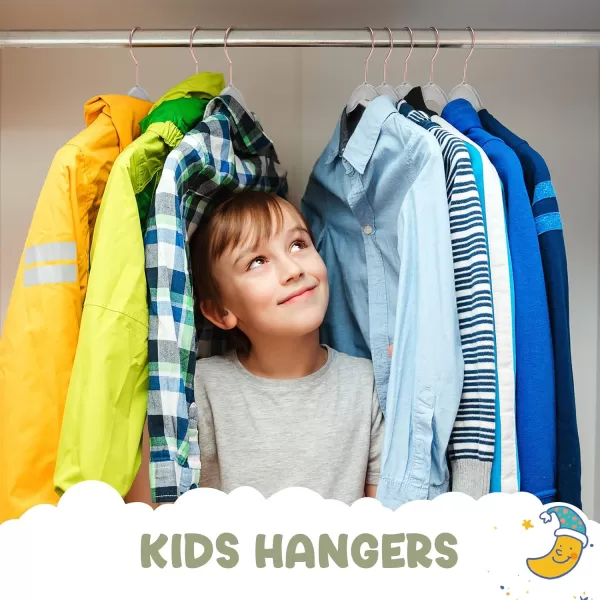 HOUSE DAY Velvet Kids Hangers 60 Pack Premium Childrens Hangers for Closet Ultra Thin Cute Hangers Kids Clothes Hanger Non Slip Kids Felt Hangers 14 Inch Small Hangers for Kids Clothes Hot PinkGray