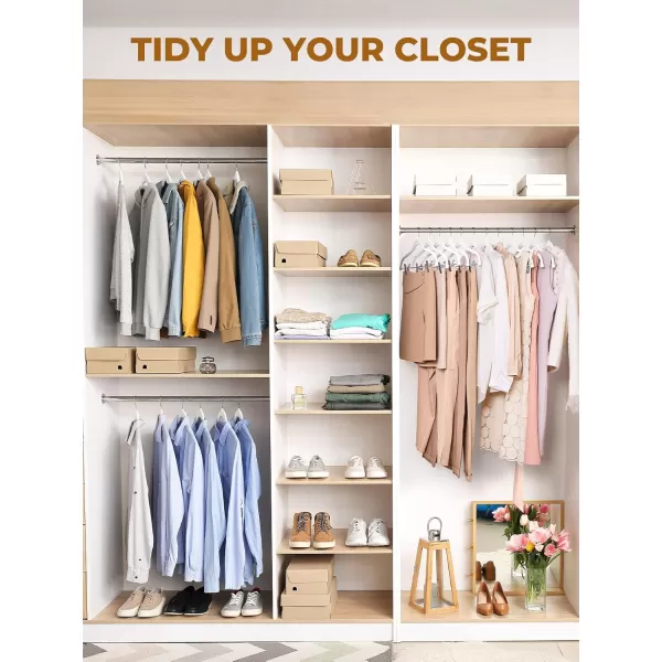 HOUSE DAY Velvet Skirt Hangers 24 Pack Pink Velvet Hangers with Adjustable Clips Space Saving Slim Velvet Pant Hangers Heavy Duty Shorts Hangers Non Slip Clip Hangers for Pants Skirts ShortsWhite