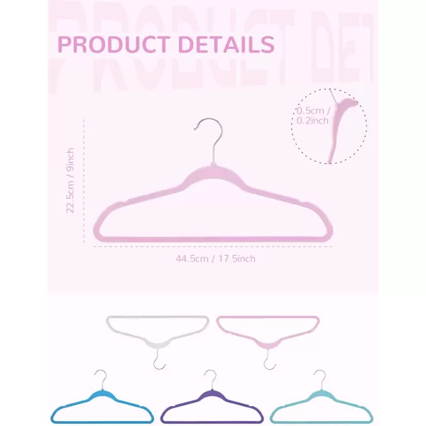 HOUSE DAY 60 Pack Plastic Hangers Pink Hangers Extra Wide with 360 Swivel Hook Space Saving Hangers as Closet Storage and Organizer Shirts Pants Heavy Duty Hangers Enough for Coat SuitPink