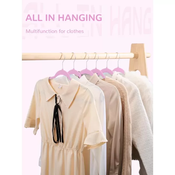 HOUSE DAY 60 Pack Plastic Hangers Pink Hangers Extra Wide with 360 Swivel Hook Space Saving Hangers as Closet Storage and Organizer Shirts Pants Heavy Duty Hangers Enough for Coat SuitPink