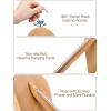 imageHOUSE DAY Wood Suit Hangers for Men Smooth Wide Shoulder Wooden Hangers with Non Slip Pant Holder Wide Hangers for Suits Coats Jackets Heavy Wide Clothes Hanger 2 Pack WalnutNatural