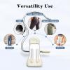 imageCloset Organizers and Storage Clips 60 Pack Legging Organizer for Closet Yoga Pants Hangers Hanging Chip Clips Space Saving Hanger Organization and Storage for Home Organization of Hat Bag IvoryIvory White