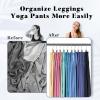 imageCloset Organizers and Storage Clips 60 Pack Legging Organizer for Closet Yoga Pants Hangers Hanging Chip Clips Space Saving Hanger Organization and Storage for Home Organization of Hat Bag IvoryIvory White