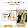 imageHOUSE DAY Bra Hanger Metal for Closet 2 Pack SpaceSaving Tank Top Hanger 20 Hooks Capacity Foldable for Bras Tank Tops Scarves etc  Durable Closet Organizers and Storage for Dorms ampamp Apartments1 Pack