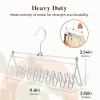 imageHOUSE DAY Bra Hanger Metal for Closet 2 Pack SpaceSaving Tank Top Hanger 20 Hooks Capacity Foldable for Bras Tank Tops Scarves etc  Durable Closet Organizers and Storage for Dorms ampamp Apartments1 Pack