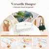 imageHOUSE DAY Bra Hanger Metal for Closet 2 Pack SpaceSaving Tank Top Hanger 20 Hooks Capacity Foldable for Bras Tank Tops Scarves etc  Durable Closet Organizers and Storage for Dorms ampamp Apartments1 Pack