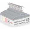 imageHOUSE DAY Premium Baby Velvet Hangers 50 Pack for Kids Non Slip Baby Clothes Hangers for Closet 11 Inch Childrens Hanger Space Saving on Baby Organization GrayGray