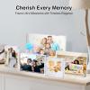 imageHOUSE DAY Acrylic Picture Frames 4x6 Strong Magnetic Photo Frame Double Sided Clear Picture Frames with Microfiber Cloth Frameless Standing Desktop Frame for Home Office Events 3 Pack Gift Ready35x51 Pack