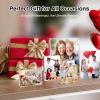 imageHOUSE DAY Acrylic Picture Frames 4x6 Strong Magnetic Photo Frame Double Sided Clear Picture Frames with Microfiber Cloth Frameless Standing Desktop Frame for Home Office Events 3 Pack Gift Ready5x73 Pack