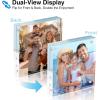 imageHOUSE DAY Acrylic Picture Frames 4x6 Strong Magnetic Photo Frame Double Sided Clear Picture Frames with Microfiber Cloth Frameless Standing Desktop Frame for Home Office Events 3 Pack Gift Ready4x41 Pack