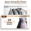 imageHOUSE DAY Black Plastic Hangers 30 Pack Lightweight Clothes Hangers with NonSlip Shoulder Grooves  SpaceSaving Durable ampamp Reinforced Edges Coat Hanger for Closet Organization Made in USA