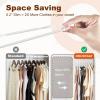 imageHOUSE DAY Clear Plastic Hangers 20 Pack Space Saving Clear Hangers for Clothes Durable Adult Crystal Hanger for Dress Shirts Coats 360 Swivel Hook50
