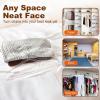 imageHOUSE DAY Clear Plastic Hangers 20 Pack Space Saving Clear Hangers for Clothes Durable Adult Crystal Hanger for Dress Shirts Coats 360 Swivel Hook50