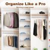 imageHOUSE DAY Clear Plastic Hangers 20 Pack Space Saving Clear Hangers for Clothes Durable Adult Crystal Hanger for Dress Shirts Coats 360 Swivel Hook50