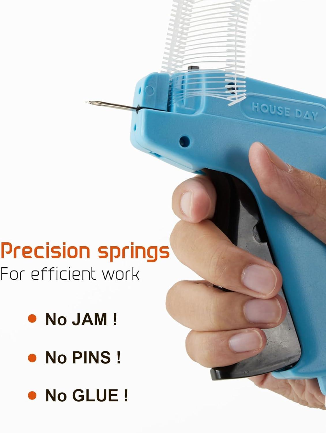 imageHOUSE DAY Tagging Gun for Clothing Retail Tag Gun for Clothes Price Tag Attacher Gun with 6 Needles 1000pcs 2quot Barbs Fasteners for Store Garage Yard Sale