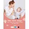 imageHOUSE DAY Black Velvet Baby Hangers 20 Pack Premium Kids Hangers for Children Infant ampamp Toddler Clothes Durable Non Slip Baby Felt Hanger 11 Inch Hanger for Closet Ideal for Everyday UsePurple