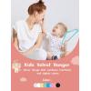 imageHOUSE DAY Black Velvet Baby Hangers 20 Pack Premium Kids Hangers for Children Infant ampamp Toddler Clothes Durable Non Slip Baby Felt Hanger 11 Inch Hanger for Closet Ideal for Everyday UseBlue