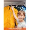 imageHOUSE DAY Black Velvet Baby Hangers 20 Pack Premium Kids Hangers for Children Infant ampamp Toddler Clothes Durable Non Slip Baby Felt Hanger 11 Inch Hanger for Closet Ideal for Everyday UseBlack