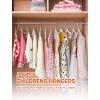 imageHOUSE DAY Black Velvet Baby Hangers 20 Pack Premium Kids Hangers for Children Infant ampamp Toddler Clothes Durable Non Slip Baby Felt Hanger 11 Inch Hanger for Closet Ideal for Everyday UseBeige