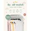 imageHOUSE DAY Black Velvet Baby Hangers 20 Pack Premium Kids Hangers for Children Infant ampamp Toddler Clothes Durable Non Slip Baby Felt Hanger 11 Inch Hanger for Closet Ideal for Everyday UseBlack