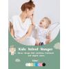 imageHOUSE DAY Black Velvet Baby Hangers 20 Pack Premium Kids Hangers for Children Infant ampamp Toddler Clothes Durable Non Slip Baby Felt Hanger 11 Inch Hanger for Closet Ideal for Everyday UseGray