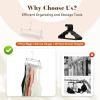 imageHOUSE DAY Closet Organizers and Storage Tank Top Hangers Rotatable Bra Organzier for Closet Max 48 Storage Capacity Sport Bra Holder Wood Space Saving Hanger 2 Pack  Dorm Room EssentialsSilver