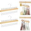 imageHOUSE DAY Closet Organizers and Storage Tank Top Hangers Rotatable Bra Organzier for Closet Max 48 Storage Capacity Sport Bra Holder Wood Space Saving Hanger 2 Pack  Dorm Room EssentialsNatural