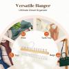 imageHOUSE DAY Closet Organizers and Storage Tank Top Hangers Rotatable Bra Organzier for Closet Max 48 Storage Capacity Sport Bra Holder Wood Space Saving Hanger 2 Pack  Dorm Room EssentialsNatural