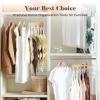 imageHOUSE DAY Closet Organizers and Storage Tank Top Hangers Rotatable Bra Organzier for Closet Max 48 Storage Capacity Sport Bra Holder Wood Space Saving Hanger 2 Pack  Dorm Room EssentialsNatural