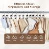 imageHOUSE DAY Tank Top Hanger 2 Pack and 20 Pack Leggings Organizers Space Saving Hangers Holding 20 Yoga Pants16 Bras Organizer Hanging Closet Organizers and Storage for Hat Camisoles Shorts BlackSilver