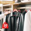 imageHOUSE DAY Wide Shoulder Cedar Hangers for Suits and Coats with Non Slip Pant Bar360 Swivel Hook Smooth Finish Cedar Wood Hangers for Closet Closet Essentials 5 Pack10
