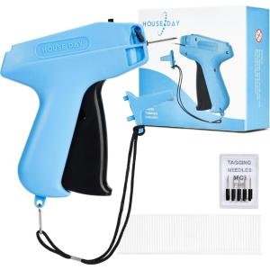 imageHOUSE DAY Tagging Gun for Clothing Retail Tag Gun for Clothes Price Tag Attacher Gun with 6 Needles 1000pcs 2quot Barbs Fasteners for Store Garage Yard Sale