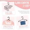 imageHOUSE DAY Baby Hangers 100 Pack  Durable Plastic Infant ampamp Kids Clothes Hangers Thin Compact SpaceSaving Design for NurseryChildrens Closet Toddler Small Hangers White InfantBabyToddlerKidsBlack
