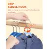 imageHOUSE DAY 14 Inch Kids Velvet Hangers 100 Pack Durable Big Kid Hangers for Youth Teen Non Slip Kids Felt Hanger Cute Childrens Hanger for Closet BlackBlue